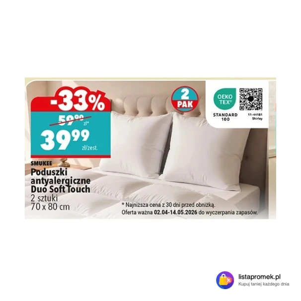 Poduszki antyalergiczne Duo Soft Touch