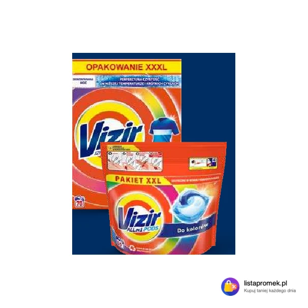 Proszek lub kapsułki do prania kolorów*