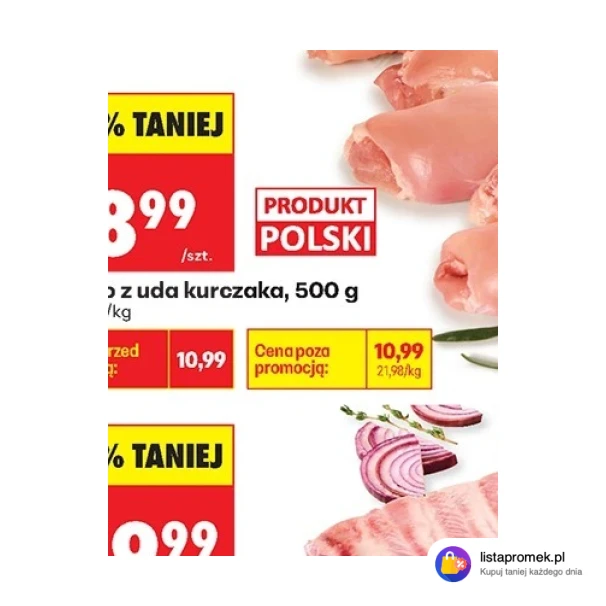 Mięso z uda kurczaka