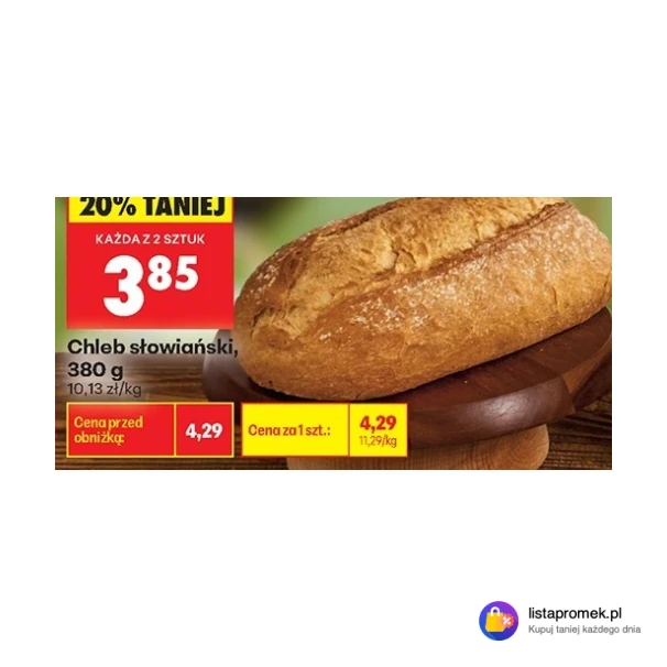 Chleb słowiański, 380 g