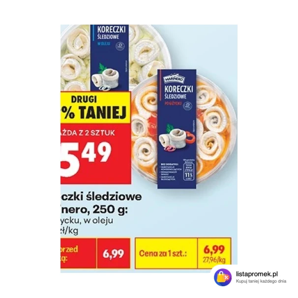 Koreczki śledziowe po giżycku, w oleju