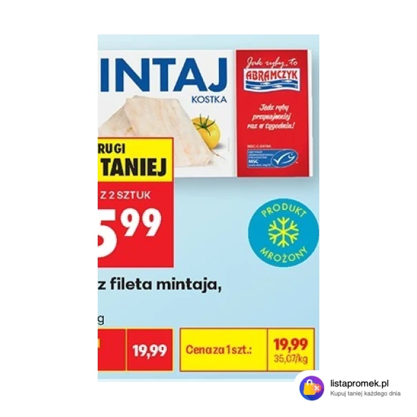 Kostka z fileta mintaja