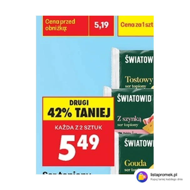 Ser topiony Światowid, 250 g