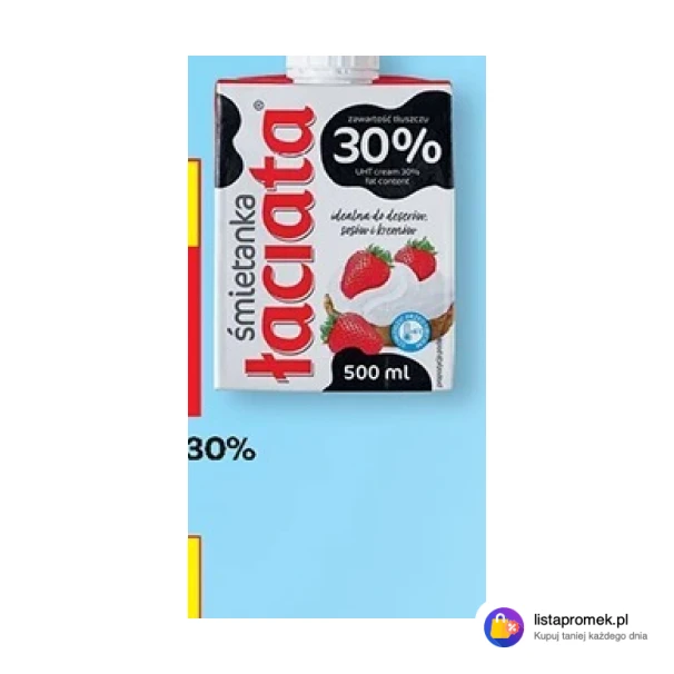 Śmietanka UHT 30% Łaciata, 500 ml