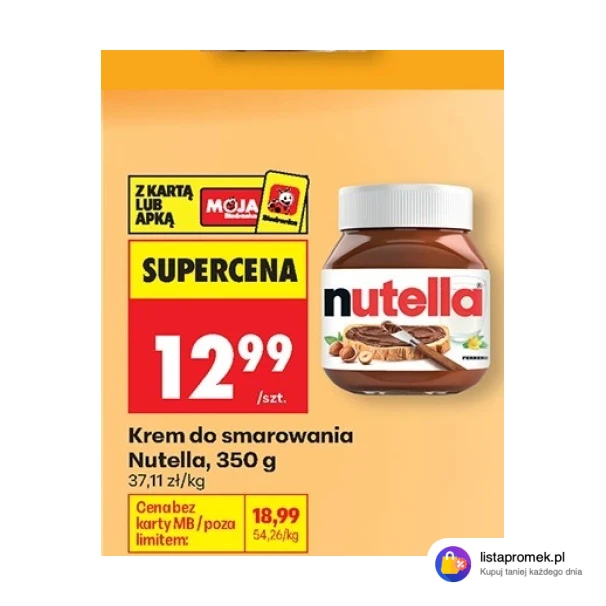 Krem do smarowania Nutella