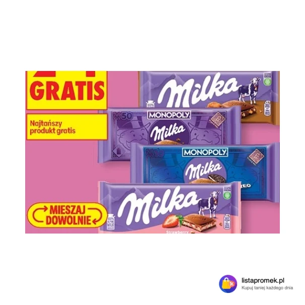 Czekolady Milka, 85-100 g
