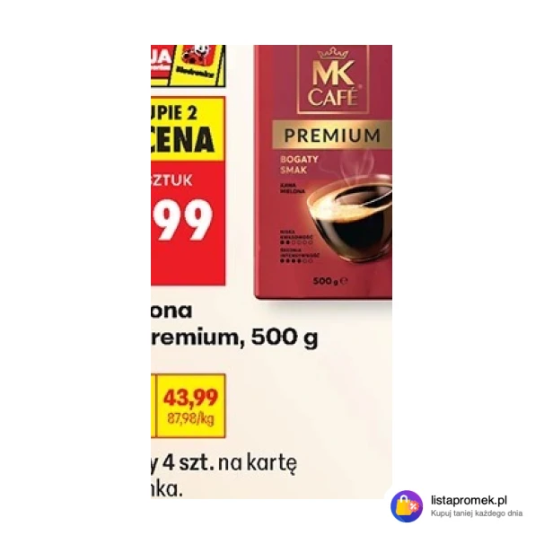 Kawa mielona MK Café Premium, 500 g