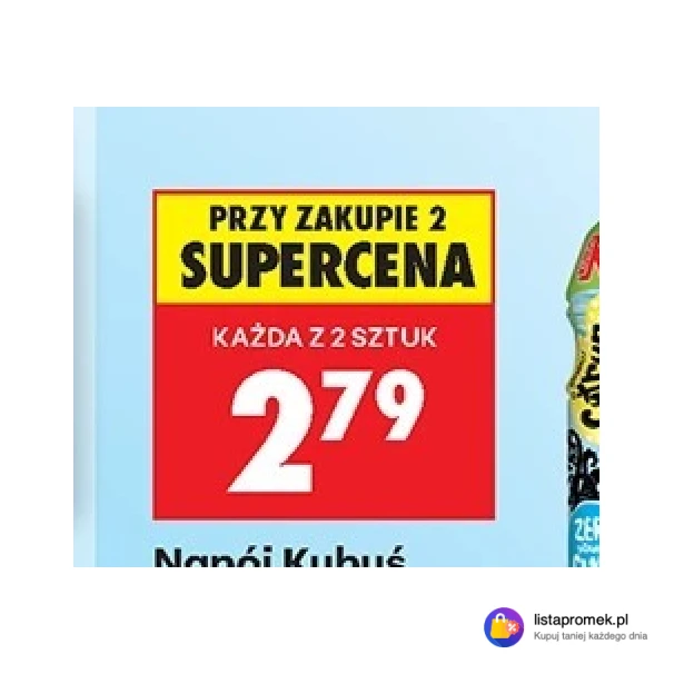 Napój Kubuś Waterrr, 700 ml