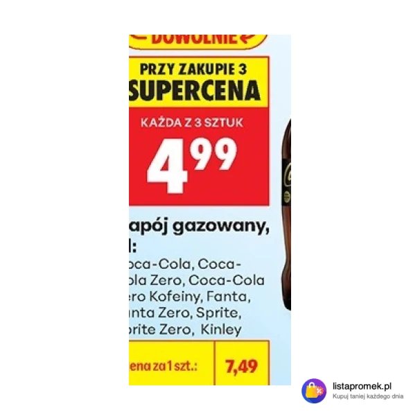 Napój gazowany, 1 l