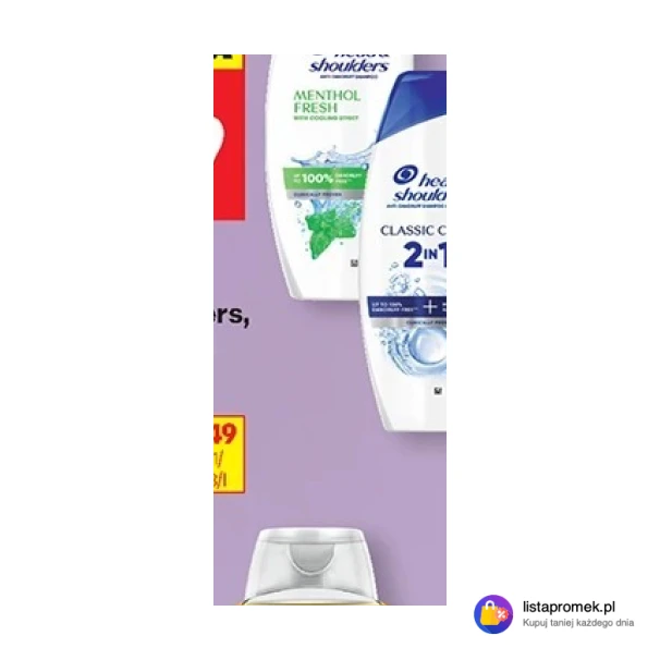 Szampon do włosów Head&Shoulders, 360 ml/400 ml