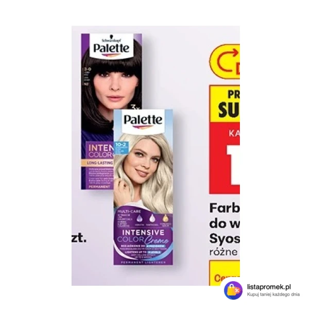 Farba do włosów Intensive Color Creme Palette, 1 szt.