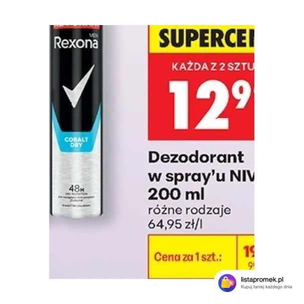 Dezodorant w spray'u NIVEA, 200 ml