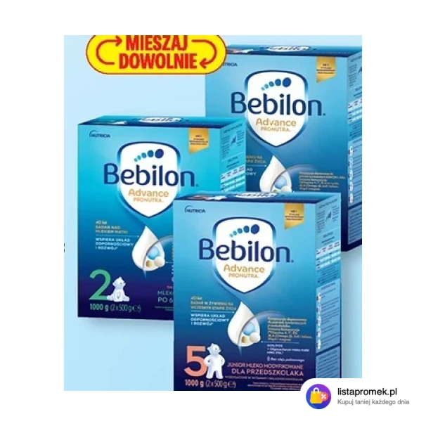 Bebilon** Advance Pronutra, 1000 g: 2, 3, 4, 5