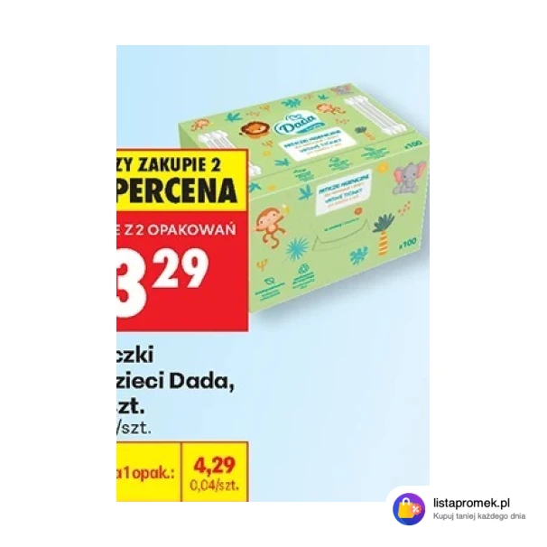 Patyczki dla dzieci Dada, 100 szt.