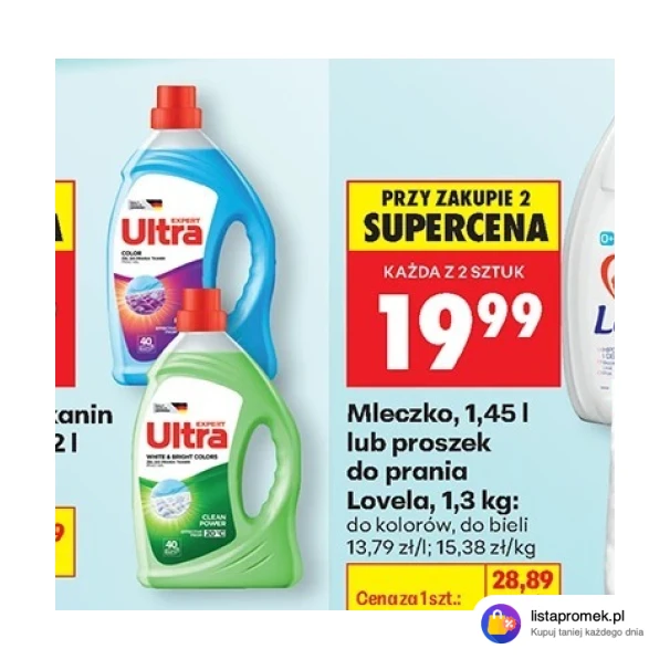 Żel do prania tkanin Ultra Expert, 2,2 l