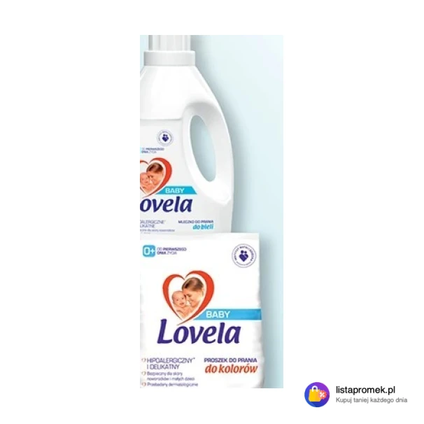 Mleczko, 1,45 l lub proszek do prania Lovela, 1,3 kg