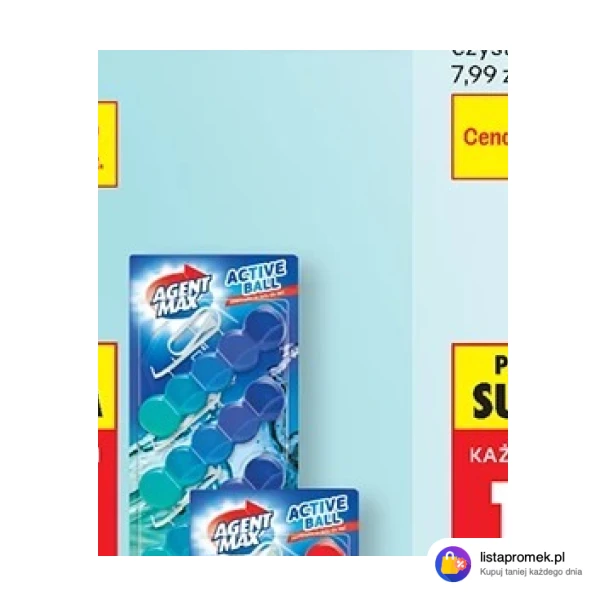 Zawieszka do WC Active Ball Agent Max, 3x35 g