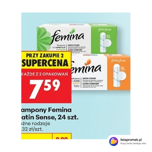 Tampony Femina Satin Sense, 24 szt.