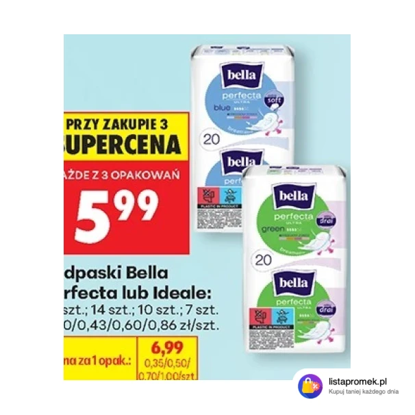 Podpaski Bella Perfecta lub Ideale