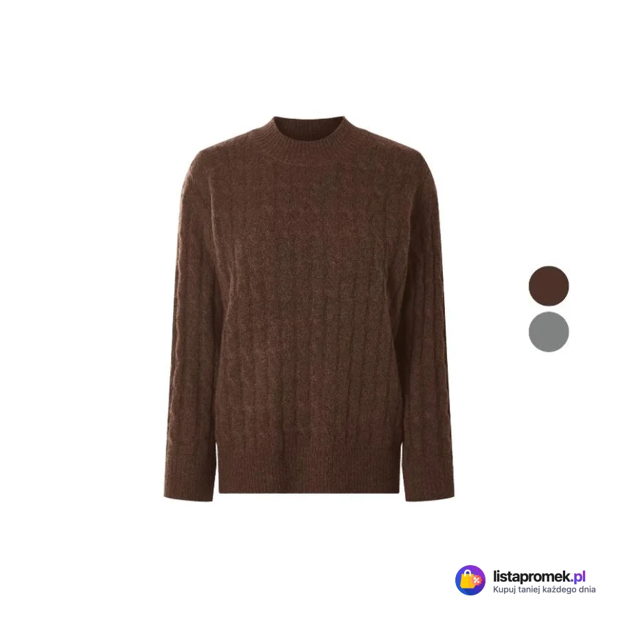 Sweter dzianinowy damski / męski