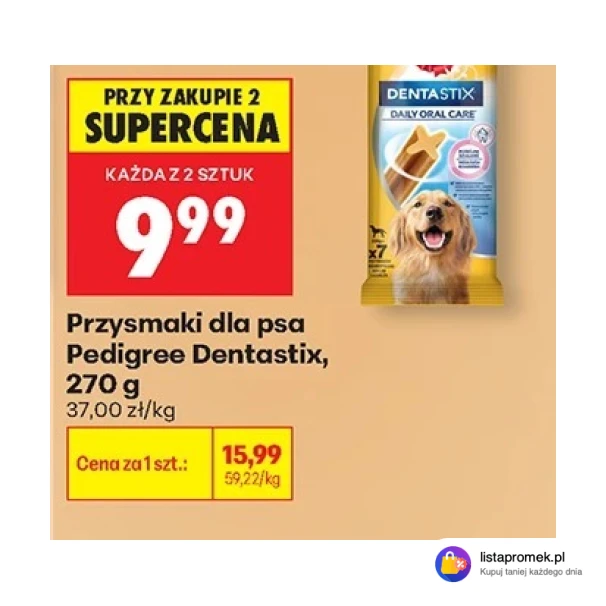 Przysmaki dla psa Pedigree Dentastix, 270 g