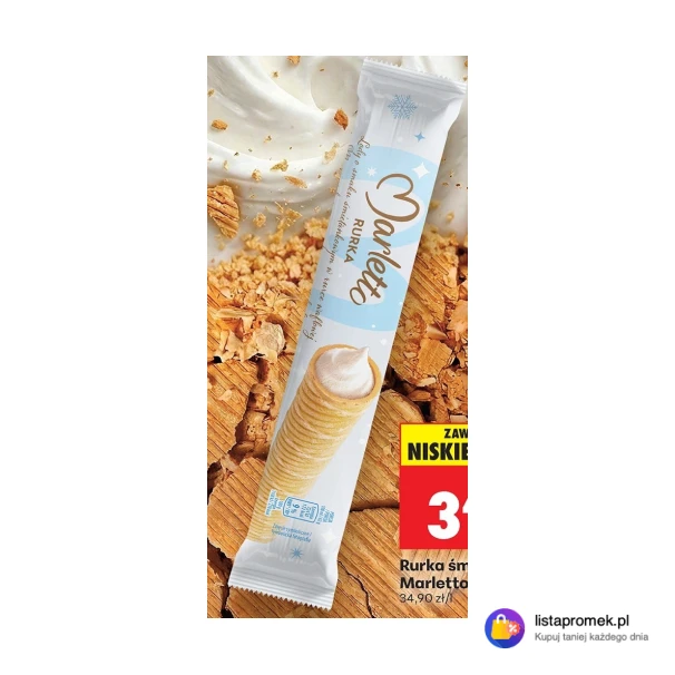 Rurka śmietankowa Marletto, 100 ml