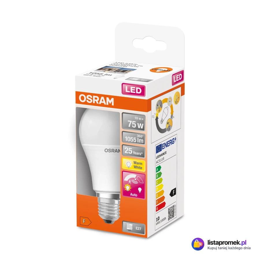 Lampa LED E27 10 W, różne rodzaje