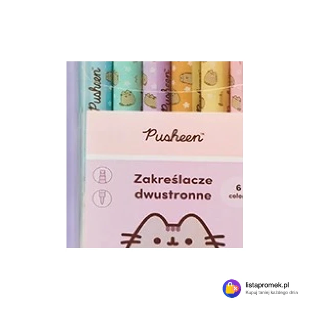 Zakreślacze dwustronne 6 szt.