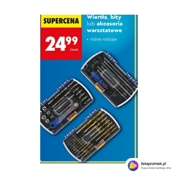 Wiertła, bity lub akcesoria warsztatowe