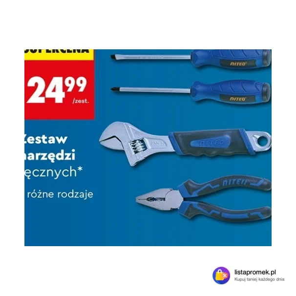 Zestaw narzędzi ręcznych