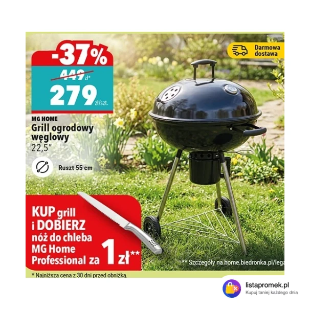 Grill ogrodowy węglowy