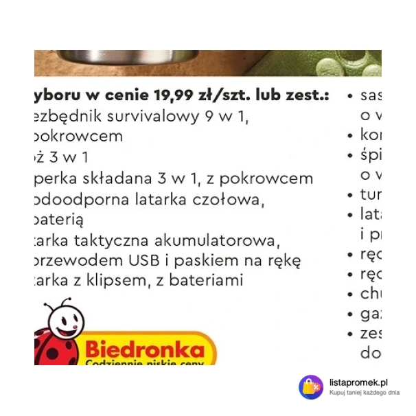 Latarka taktyczna akumulatorowa, z przewodem USB i paskiem na rękę