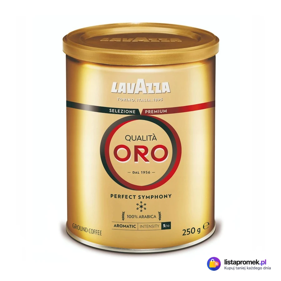 Qualità Oro, Qualità Rossa lub Espresso, kawa mielona w puszce