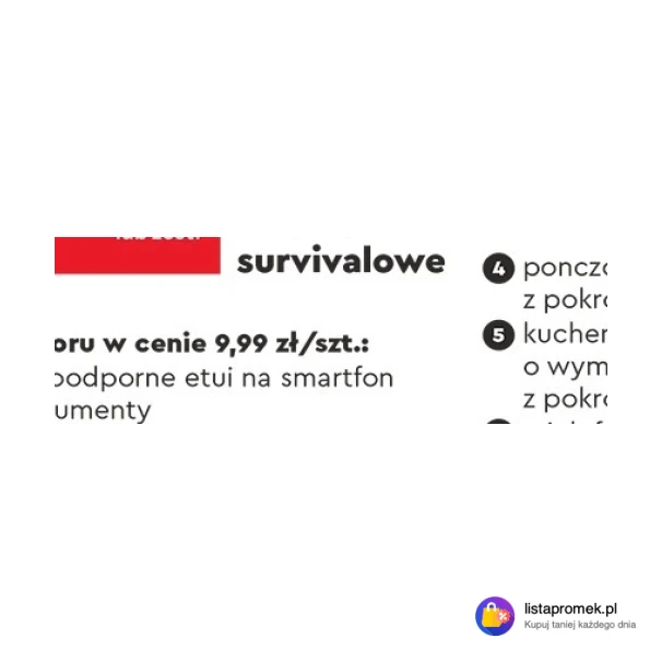 wodoodporne etui na smartfon i dokumenty