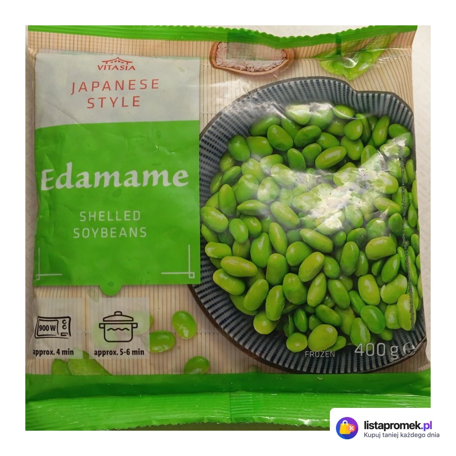 Edamame – nasiona soi, łuskana lub w strąkach