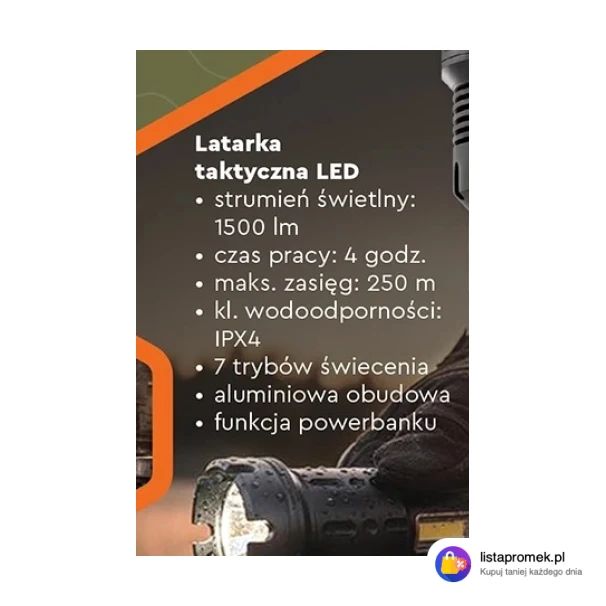 Latarka taktyczna LED