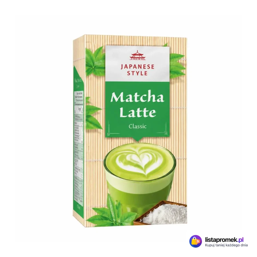 Matcha latte kokosowa, pistacjowa lub klasyczna