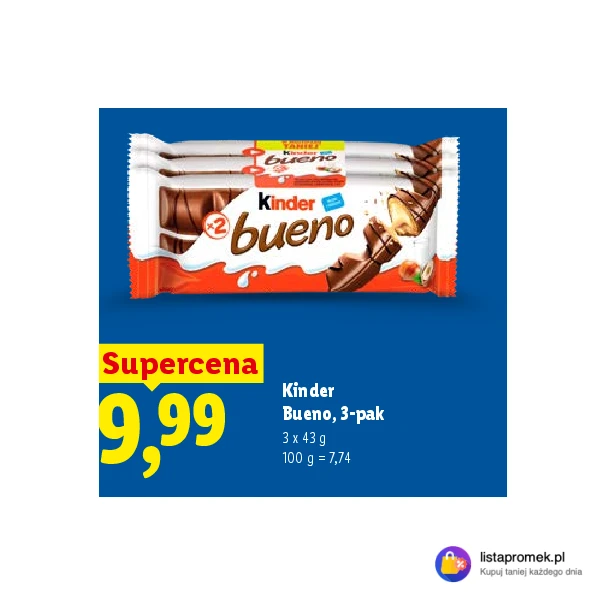 Kinder Bueno, 3-pak