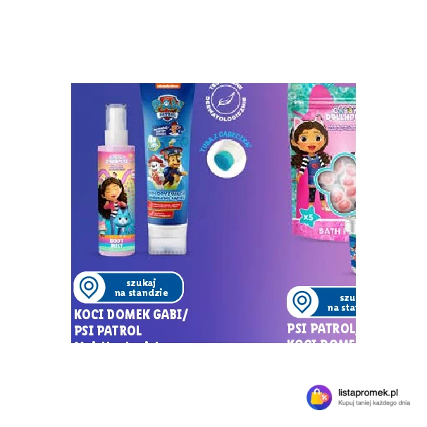 KOCI DOMEK GABI/ PSI PATROL Mgiełka do ciała lub farbka do kąpieli