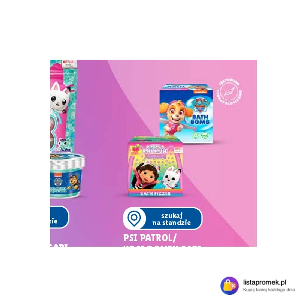 PSI PATROL/ KOCI DOMEK GABI Kule lub galaretki do kąpieli