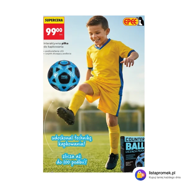 Interaktywna piłka do kapkowania