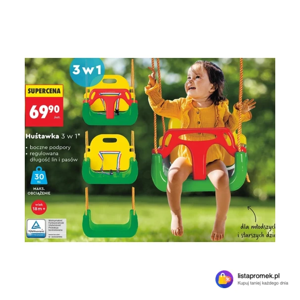 Huśtawka 3 w 1