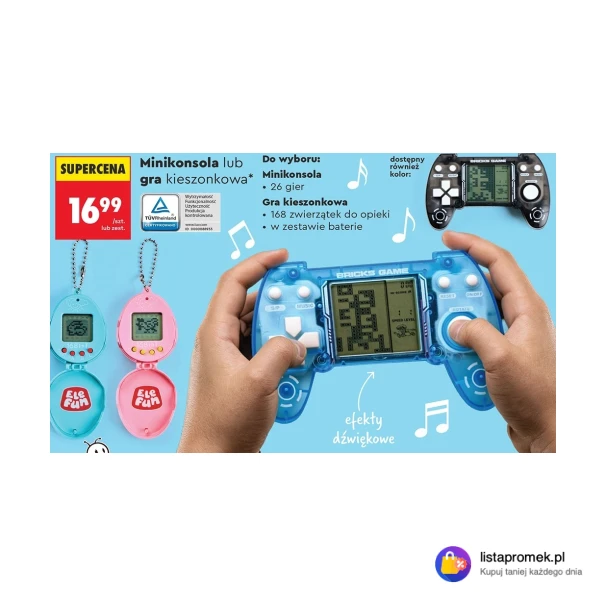 Minikonsola lub gra kieszonkowa