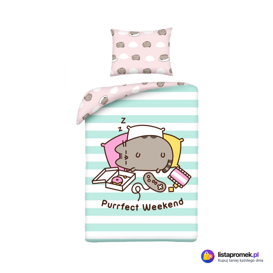 Komplet pościeli bawełnianej Pusheen