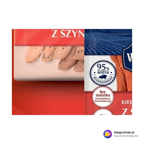 Kiełbaski śląskie z szynki