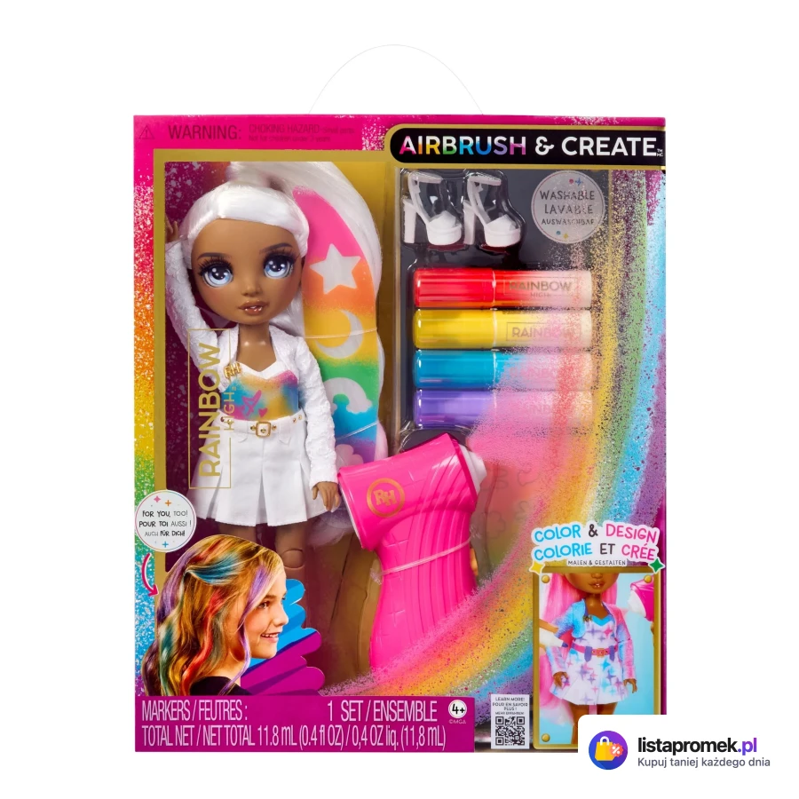 Lalka Rainbow High Airbrush & Create