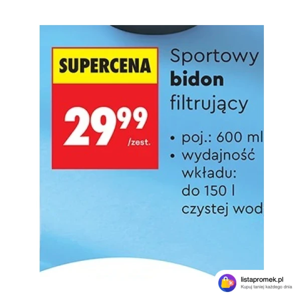 Sportowy bidon filtrujący