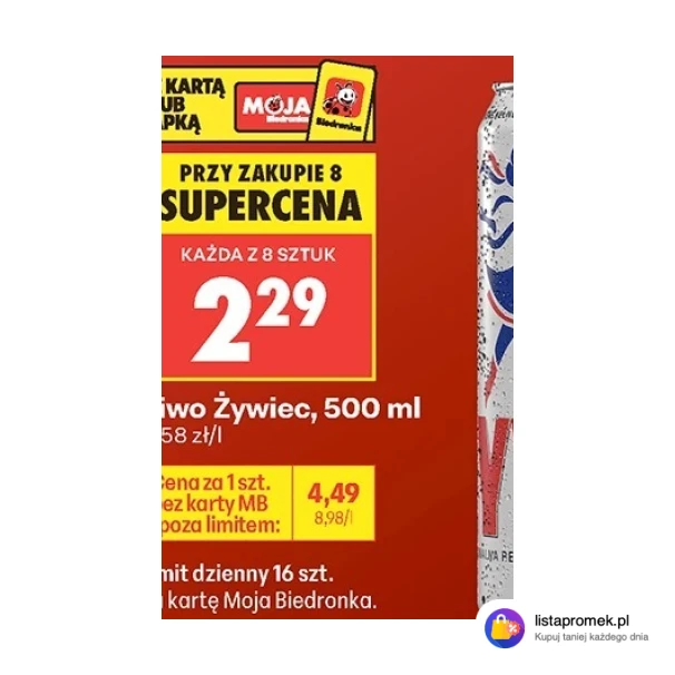 Piwo Żywiec, 500 ml