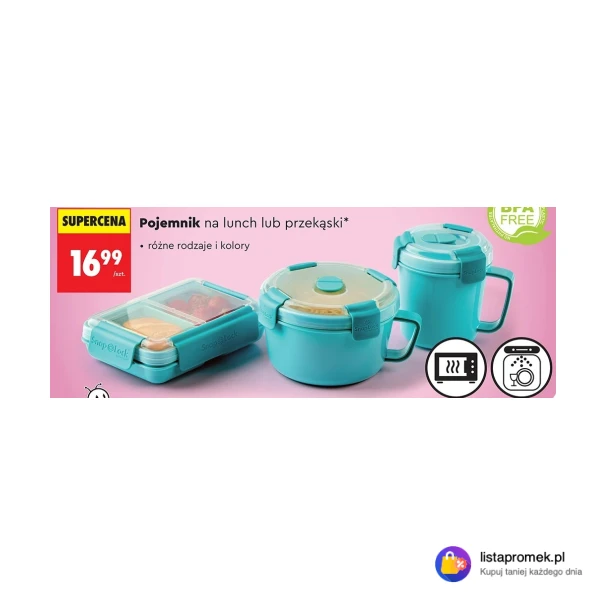 Pojemnik na lunch lub przekąski*