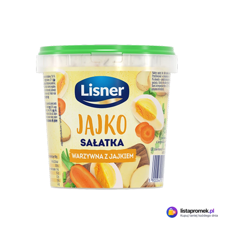 Sałatka warzywna z jajkiem Lisner